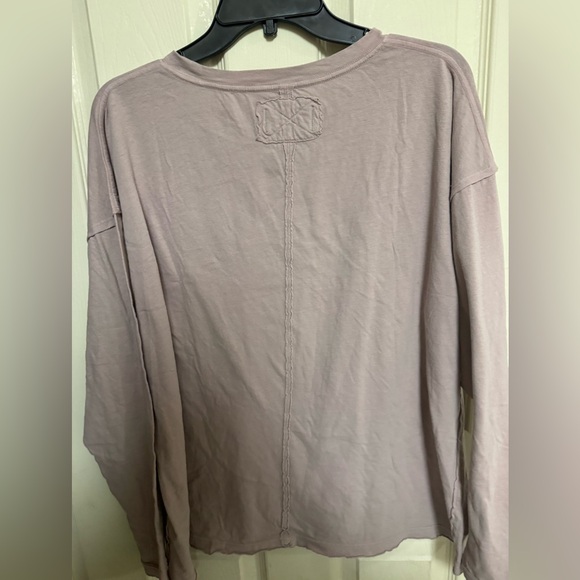 We The Free Nina Long-Sleeve Tee on Dusted Cocoa Size XS NWOT Retail $48 - Picture 5 of 6